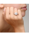 Pomellato Maxi-size Ring White Gold 18kt, Rose Gold 18kt, Diamond (watches)